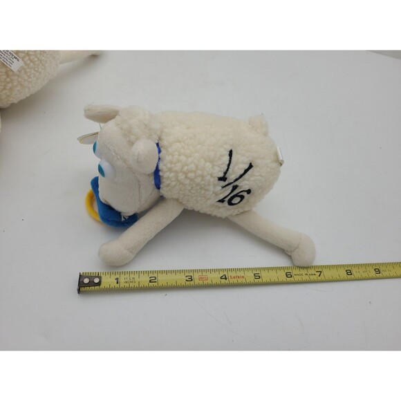 Lot 3 Serta Curto Toy Plush Sheep 1/16 Lamb With Binky Speed Limit 55 Racing 49 - Picture 16 of 16
